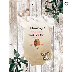 Customizable father's day onesie
